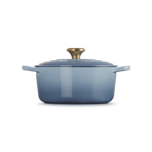 Le Creuset Signature Chambray Cast Iron Round Casserole 24cm